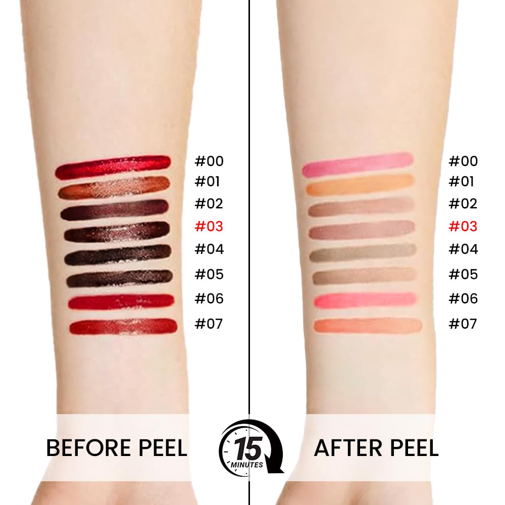 Peel off lip liner