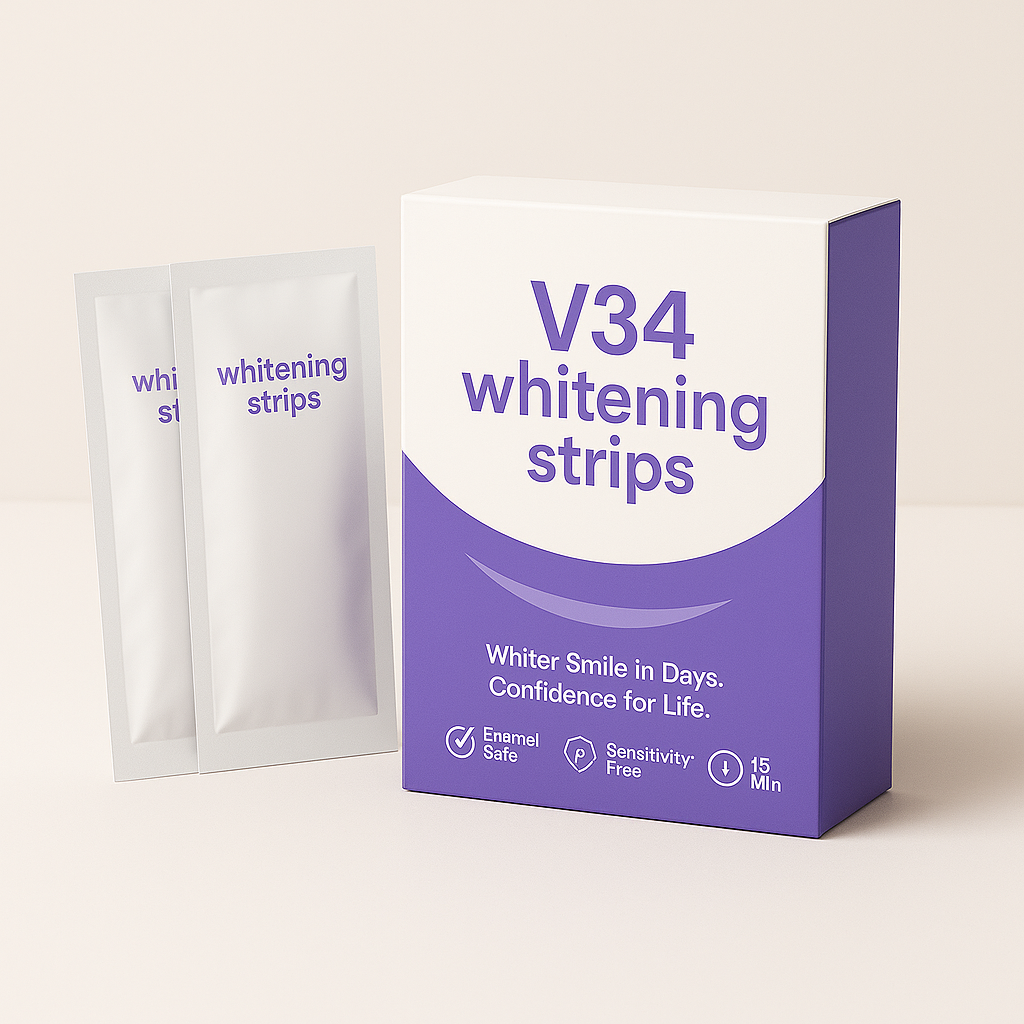 V34 Whitening Strips