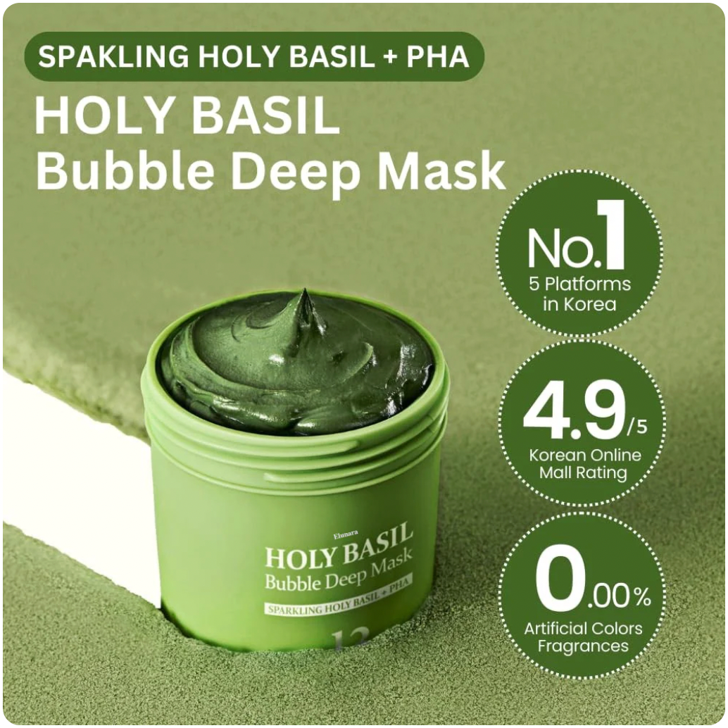 Basil Deep Bubble Mask