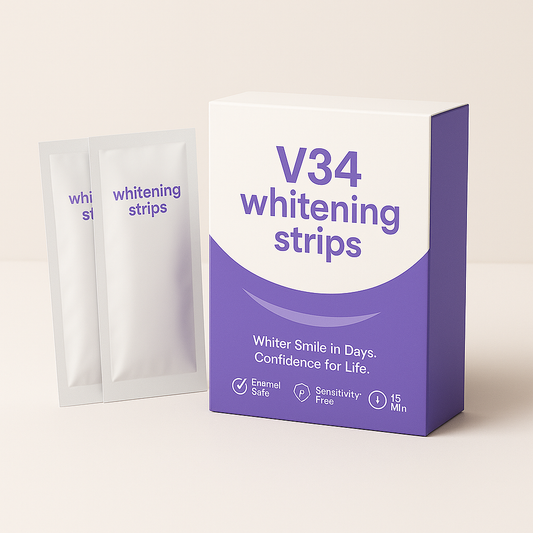 V34 Whitening Strips