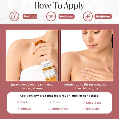 Peel Shot - Kojic + Turmeric Body Peel Spray