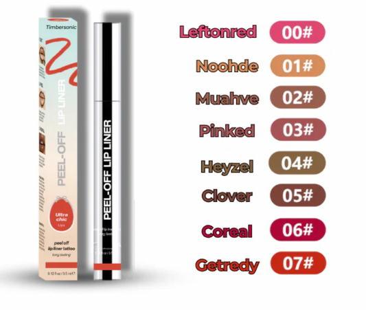 Peel off lip liner